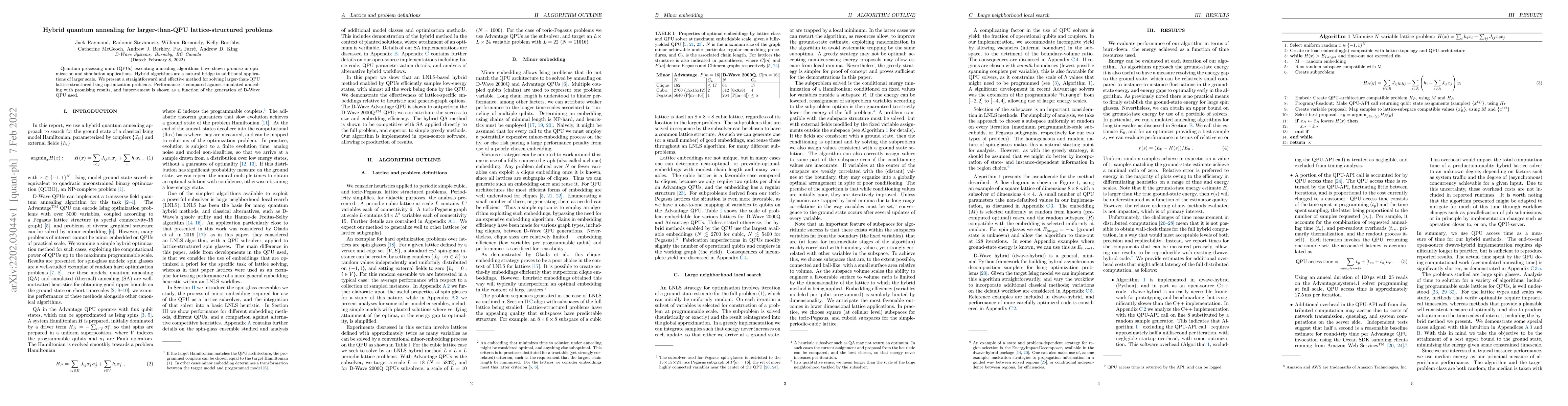 Thumbnail for Hybrid quantum annealing for larger-than-QPU lattice-structured problems