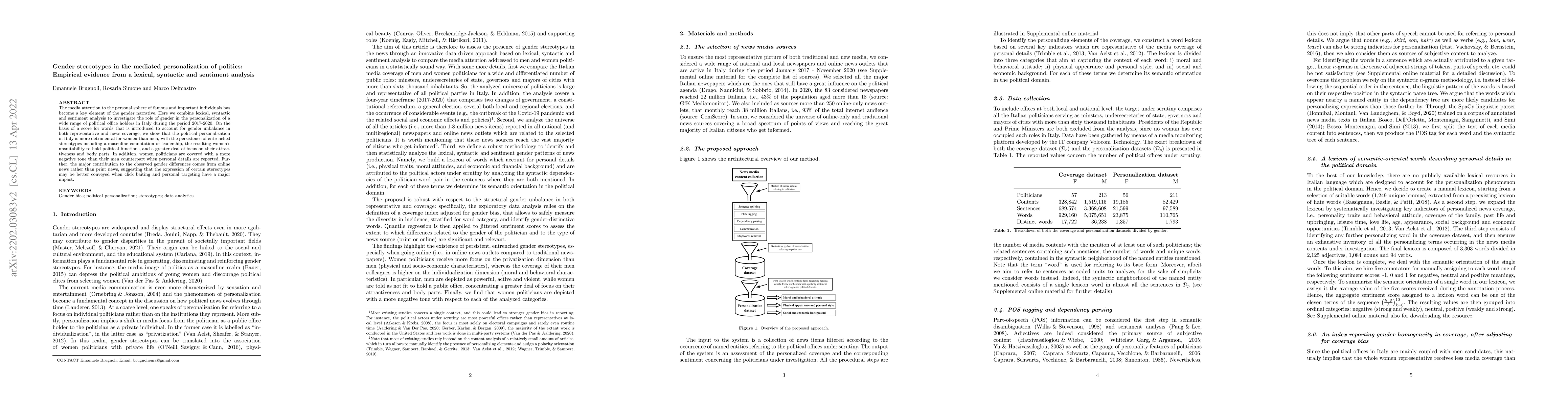 Thumbnail for Gender stereotypes in the mediated personalization of politics:
  Empirical evidence from a lexical, syntactic and sentiment analysis