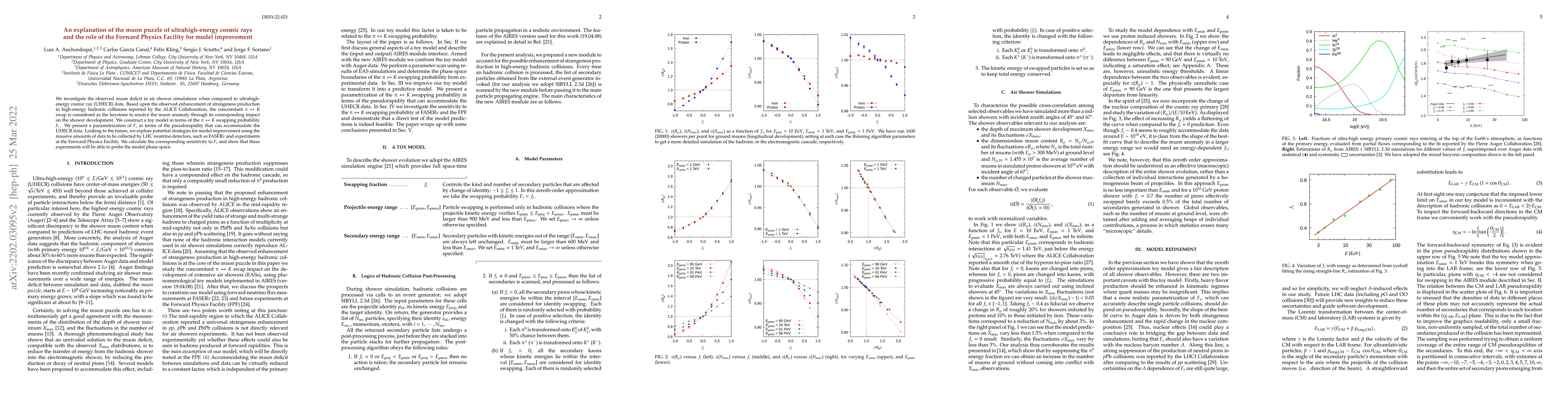 Thumbnail for An explanation of the muon puzzle of ultrahigh-energy cosmic rays and
  the role of the Forward Physics Facility for model improvement