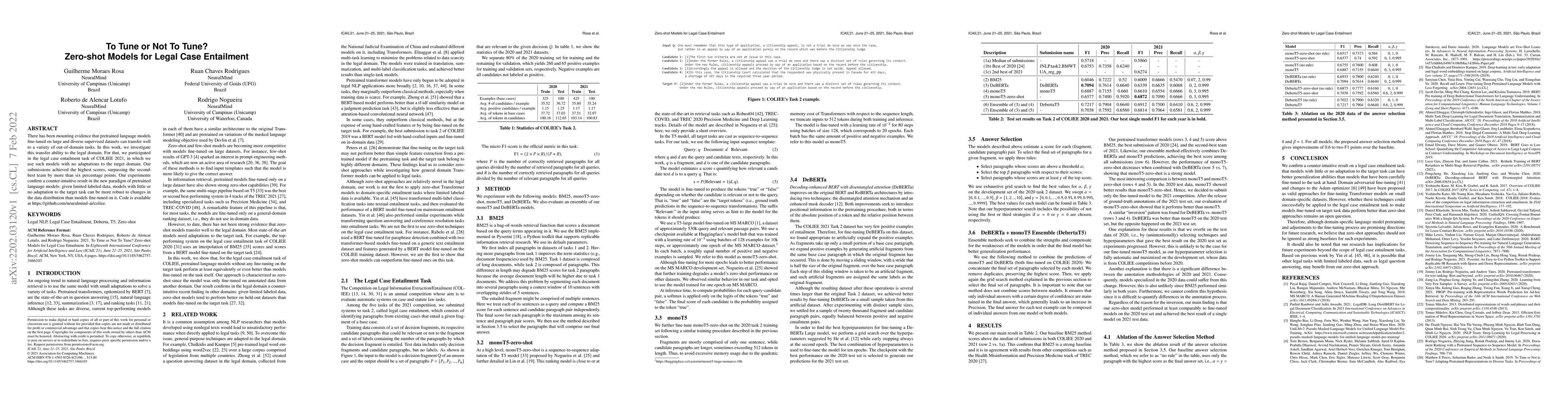 Thumbnail for To Tune or Not To Tune? Zero-shot Models for Legal Case Entailment