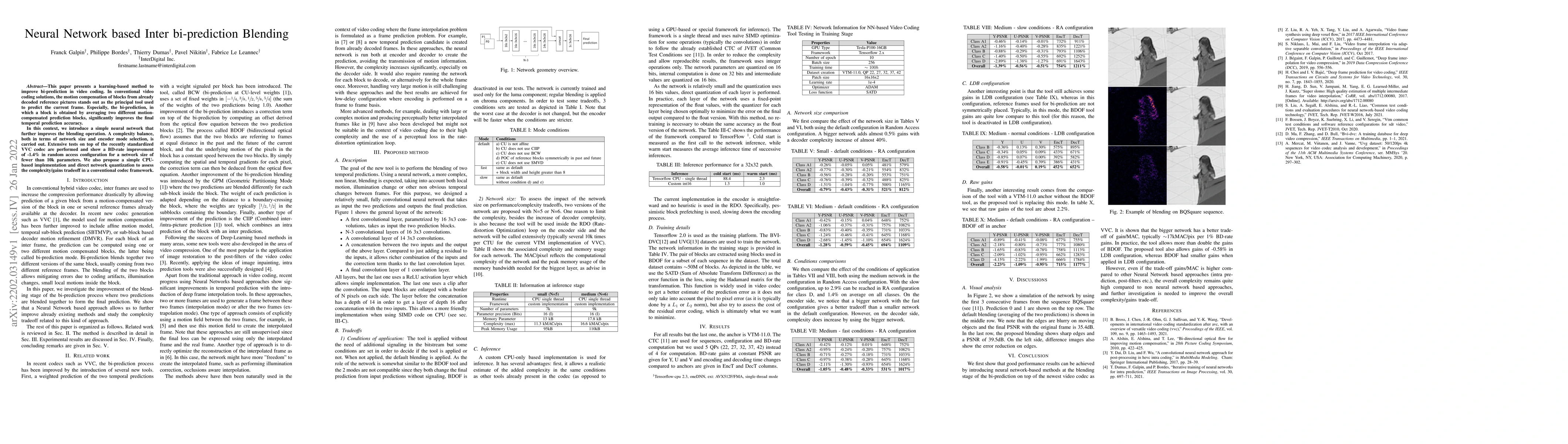 Thumbnail for Neural Network based Inter bi-prediction Blending