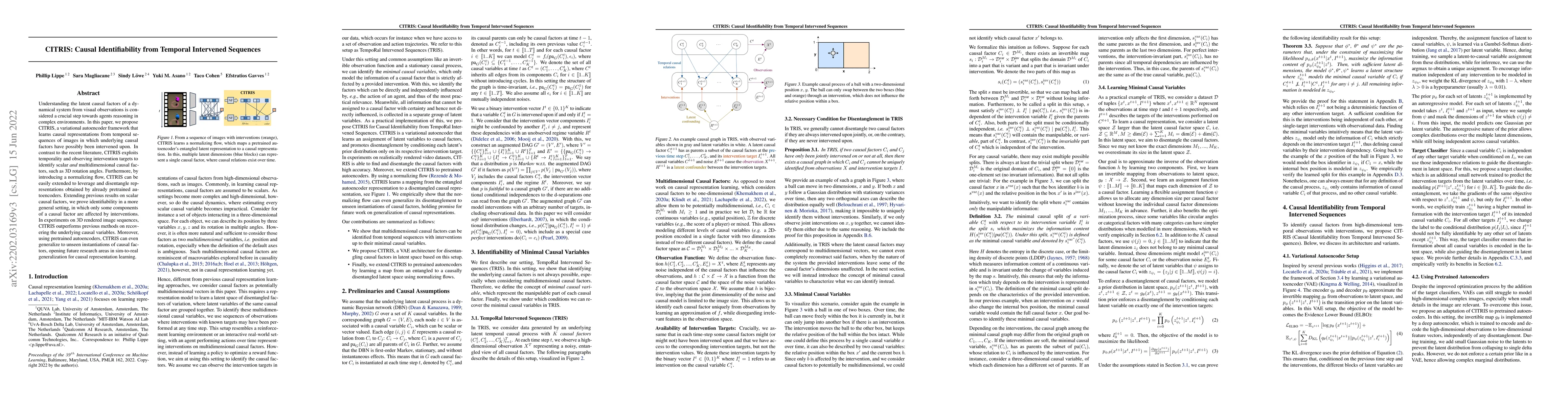 Thumbnail for CITRIS: Causal Identifiability from Temporal Intervened Sequences