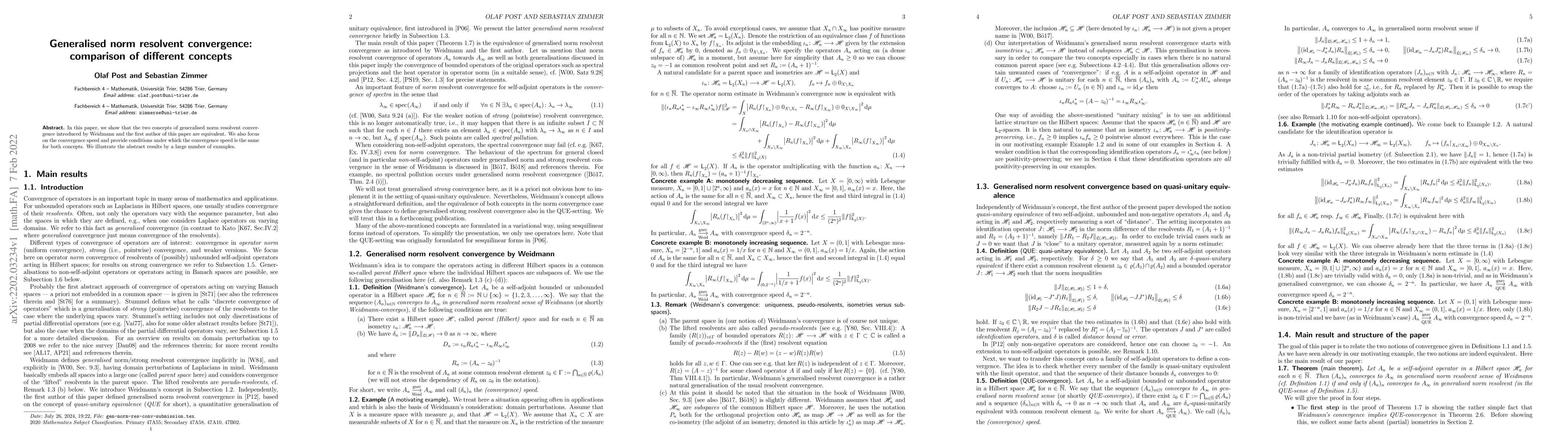 Thumbnail for Generalised norm resolvent convergence: comparison of different concepts
