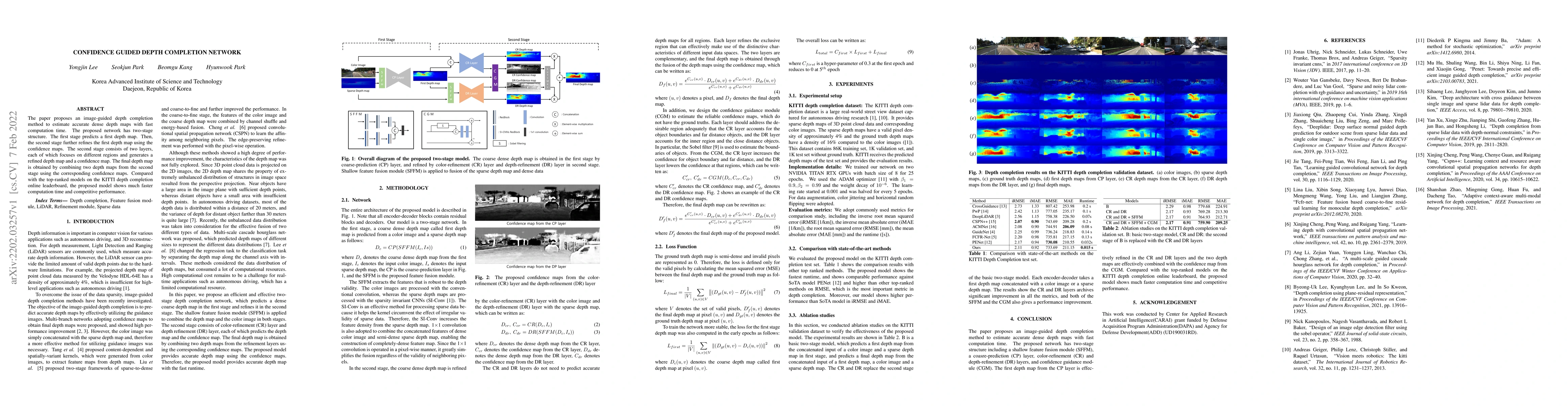 Thumbnail for Confidence Guided Depth Completion Network
