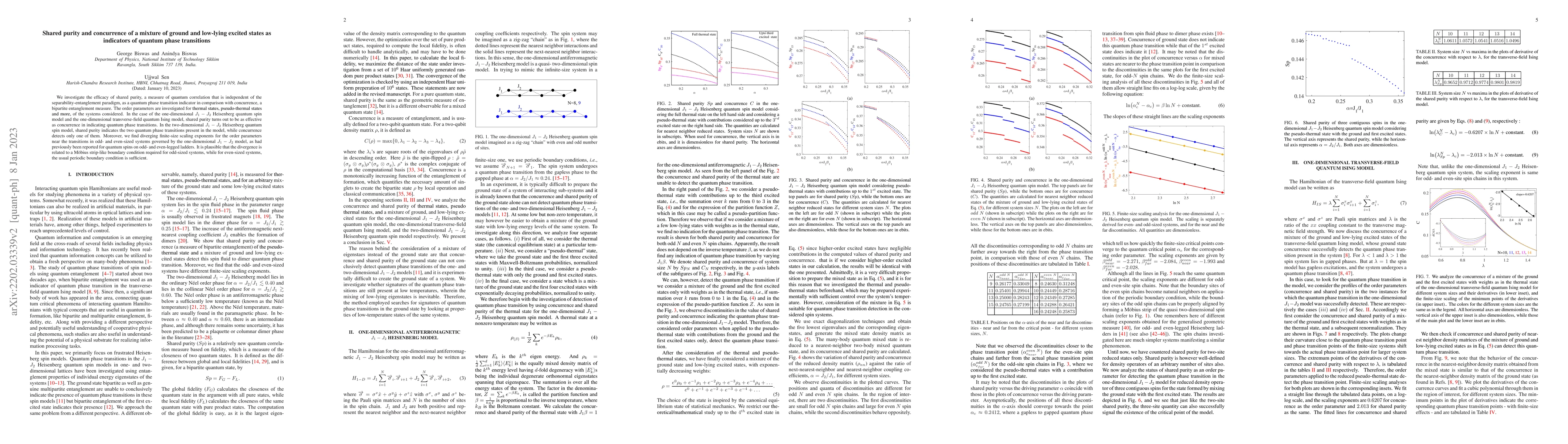 Thumbnail for Shared purity and concurrence of a mixture of ground and low-lying
  excited states as indicators of quantum phase transitions