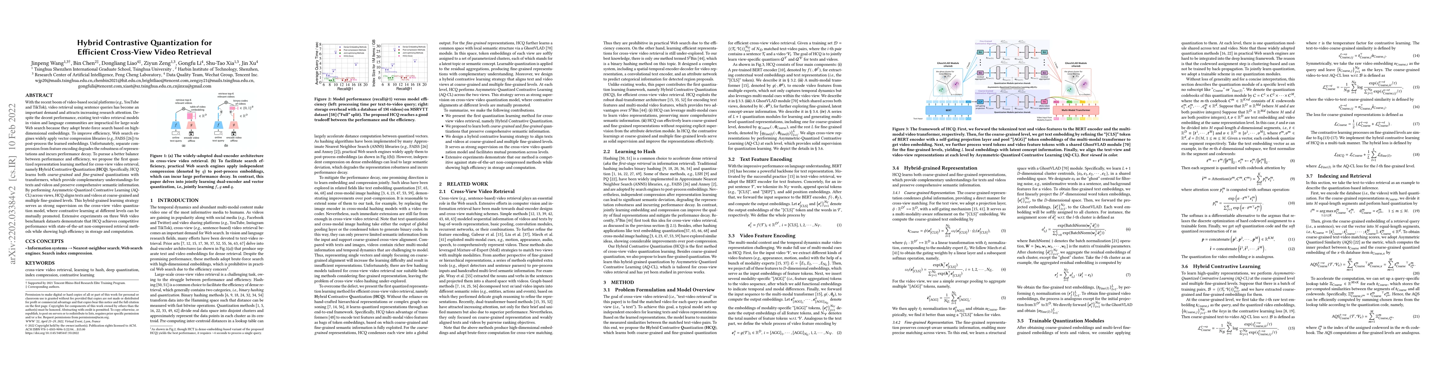 Thumbnail for Hybrid Contrastive Quantization for Efficient Cross-View Video Retrieval