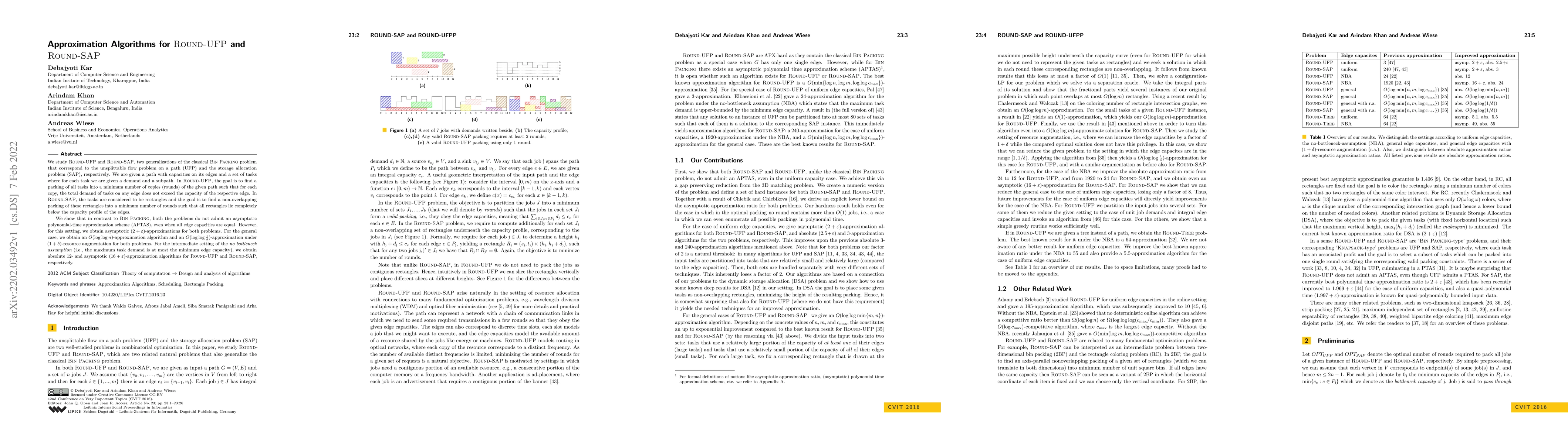 Thumbnail for Approximation Algorithms for ROUND-UFP and ROUND-SAP