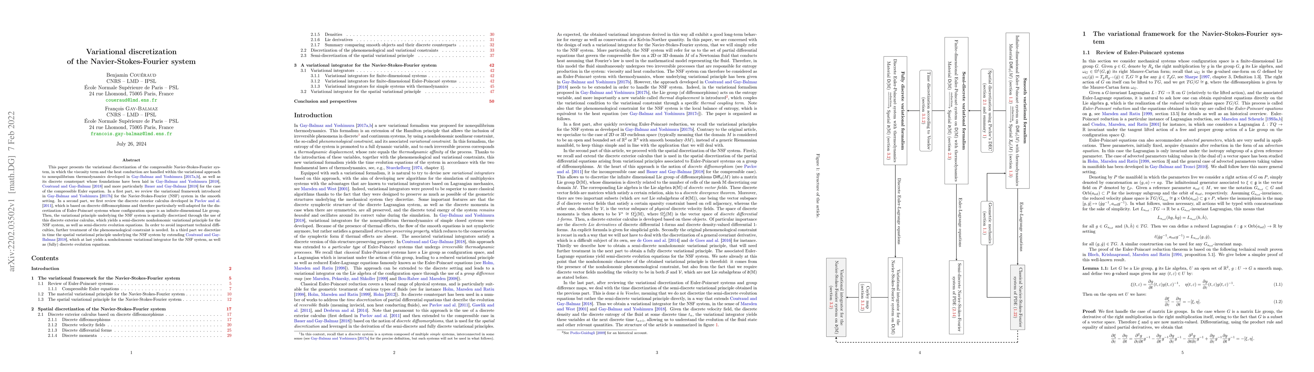 Thumbnail for Variational discretization of the Navier-Stokes-Fourier system