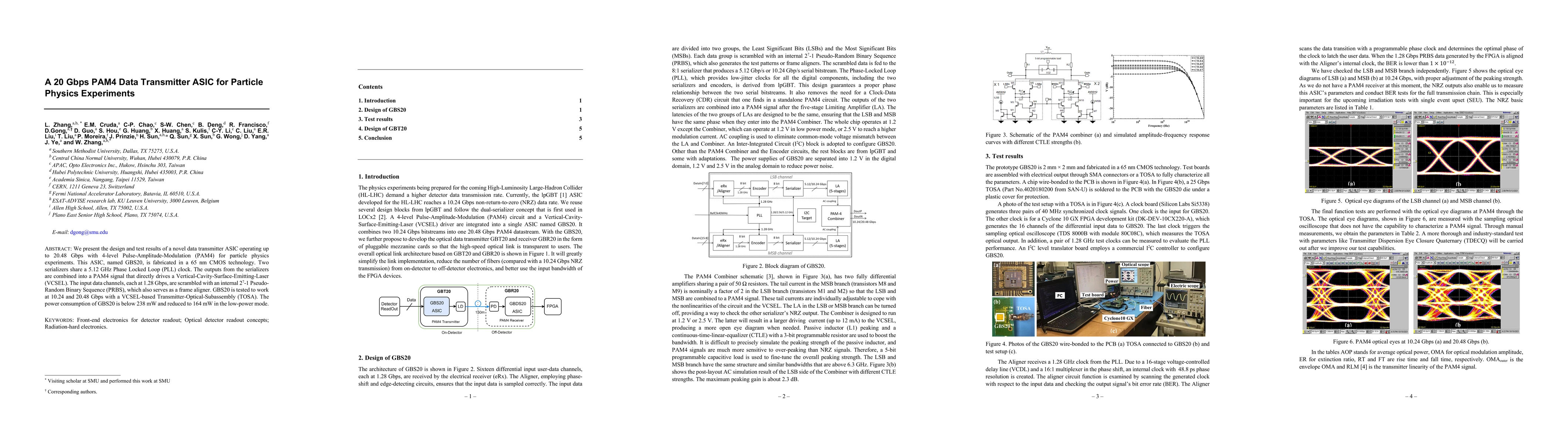 Thumbnail for A 20 Gbps PAM4 Data Transmitter ASIC for Particle Physics Experiments