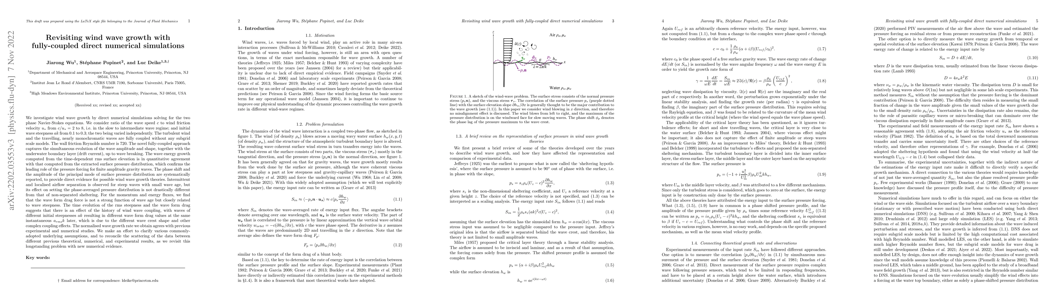 Thumbnail for Revisiting wind wave growth with fully-coupled direct numerical
  simulations