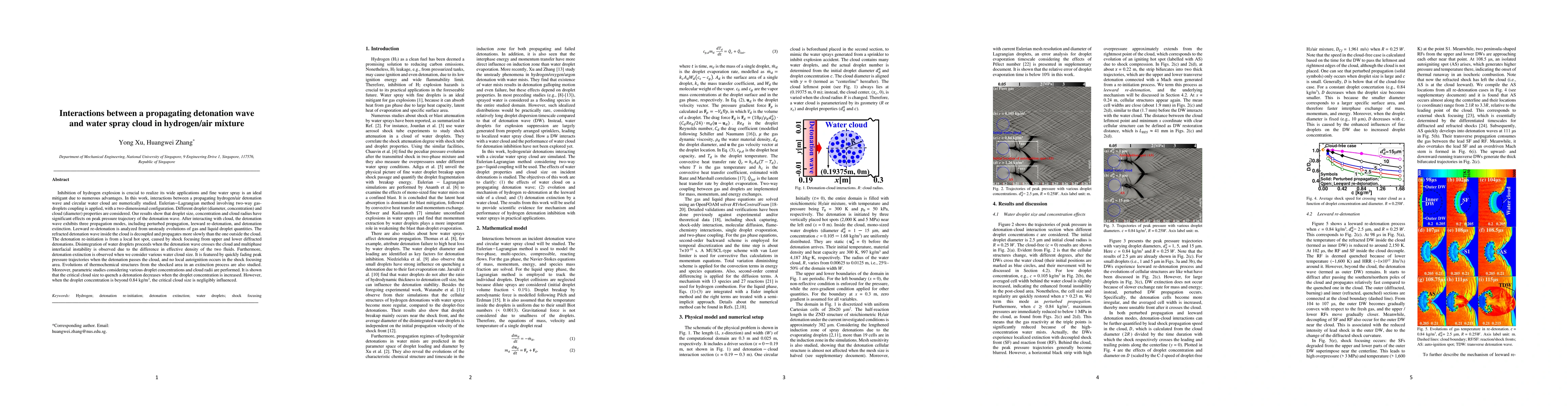 Thumbnail for Interactions between a propagating detonation wave and water spray cloud
  in hydrogen/air mixture
