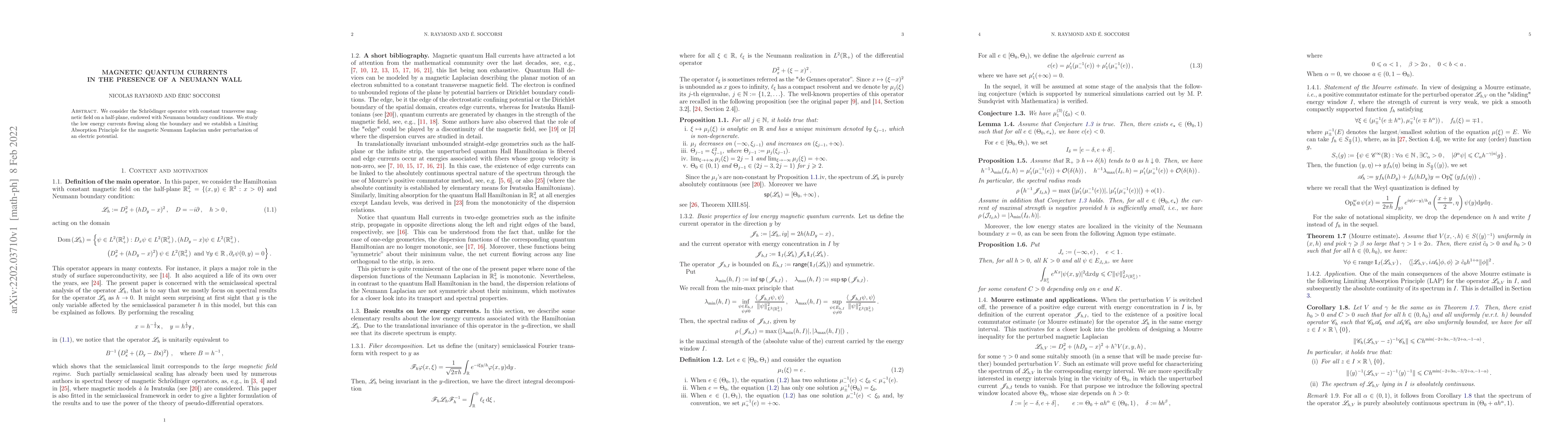 Thumbnail for Magnetic quantum currents in the presence of a Neumann wall