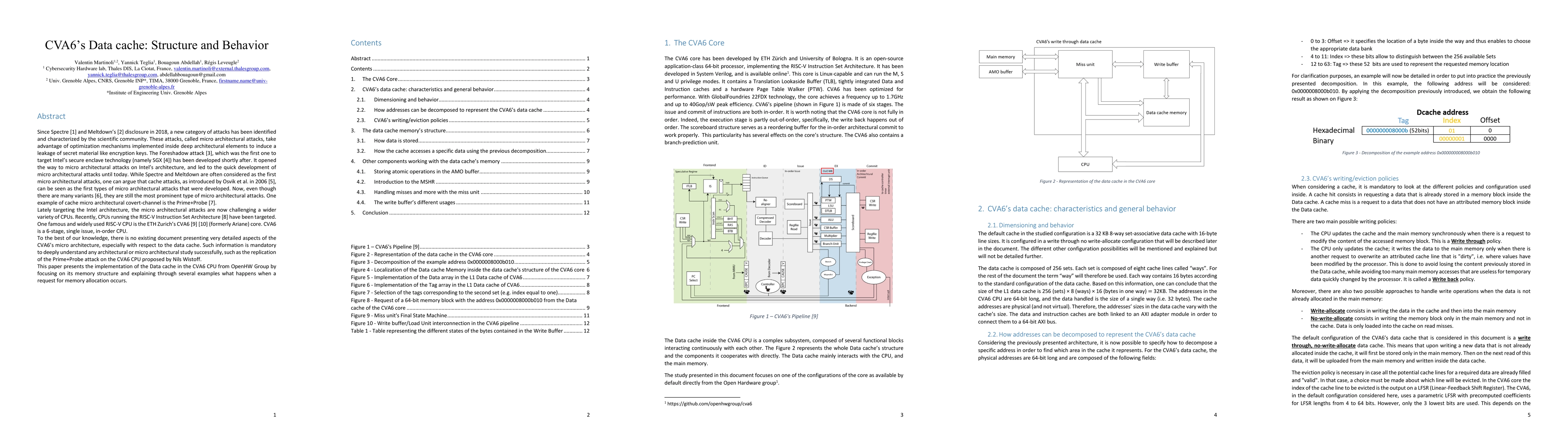Thumbnail for CVA6's Data cache: Structure and Behavior