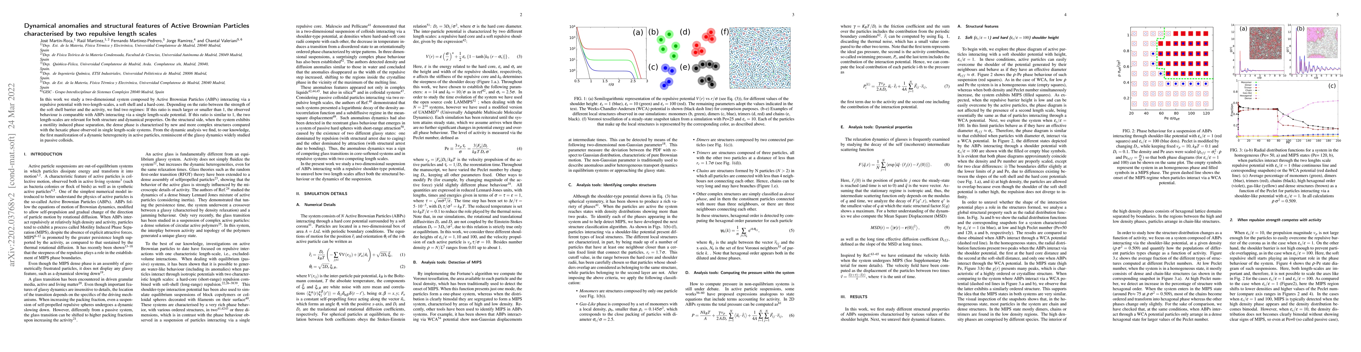 Thumbnail for Dynamical anomalies and structural features of Active Brownian Particles
  characterised by two repulsive length scales