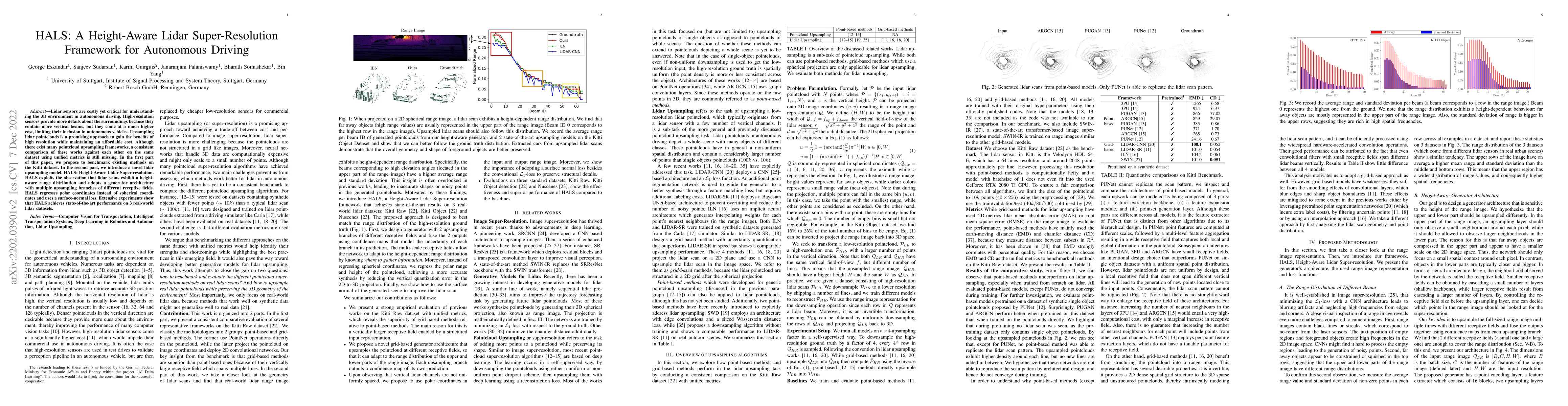 Thumbnail for HALS: A Height-Aware Lidar Super-Resolution Framework for Autonomous
  Driving