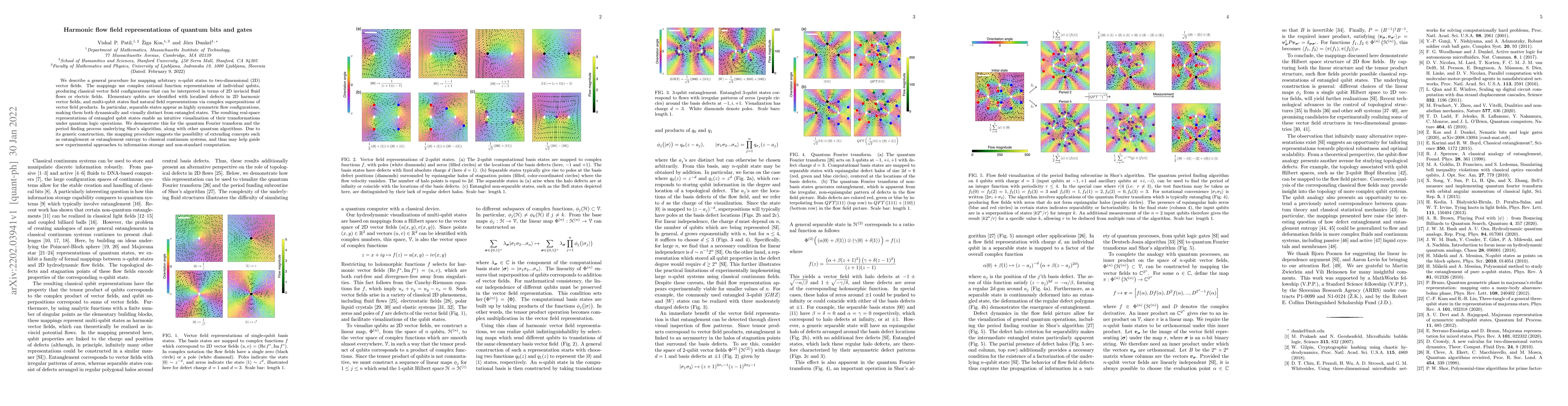 Thumbnail for Harmonic flow field representations of quantum bits and gates
