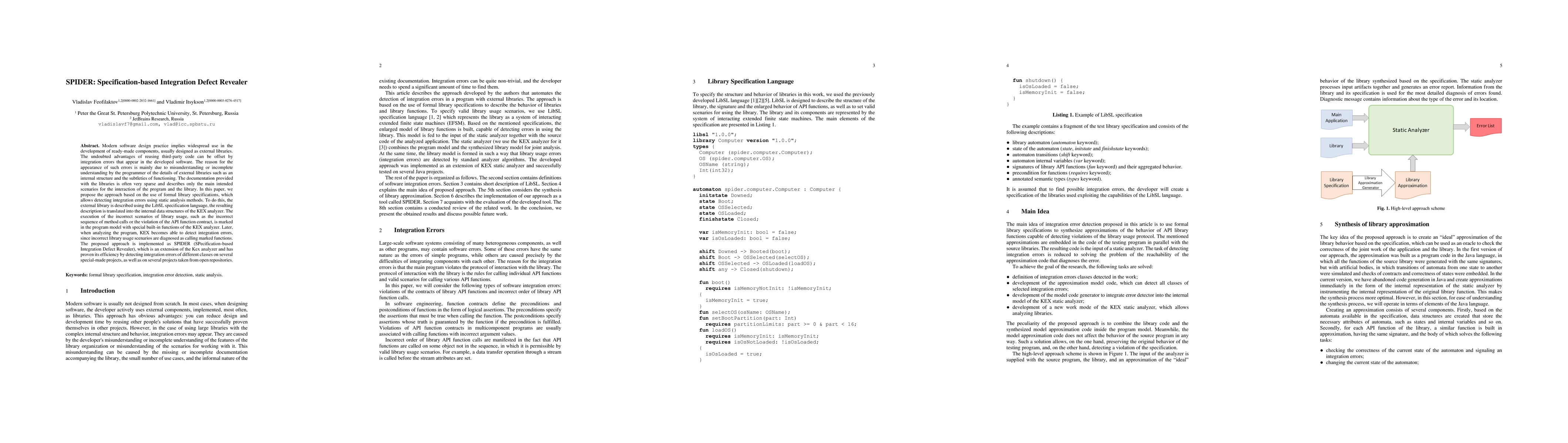 Thumbnail for SPIDER: Specification-based Integration Defect Revealer