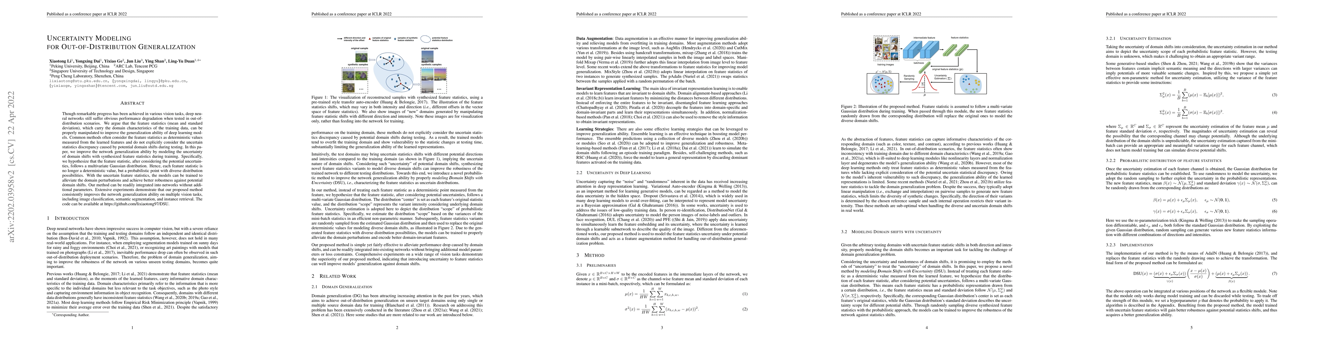 Thumbnail for Uncertainty Modeling for Out-of-Distribution Generalization
