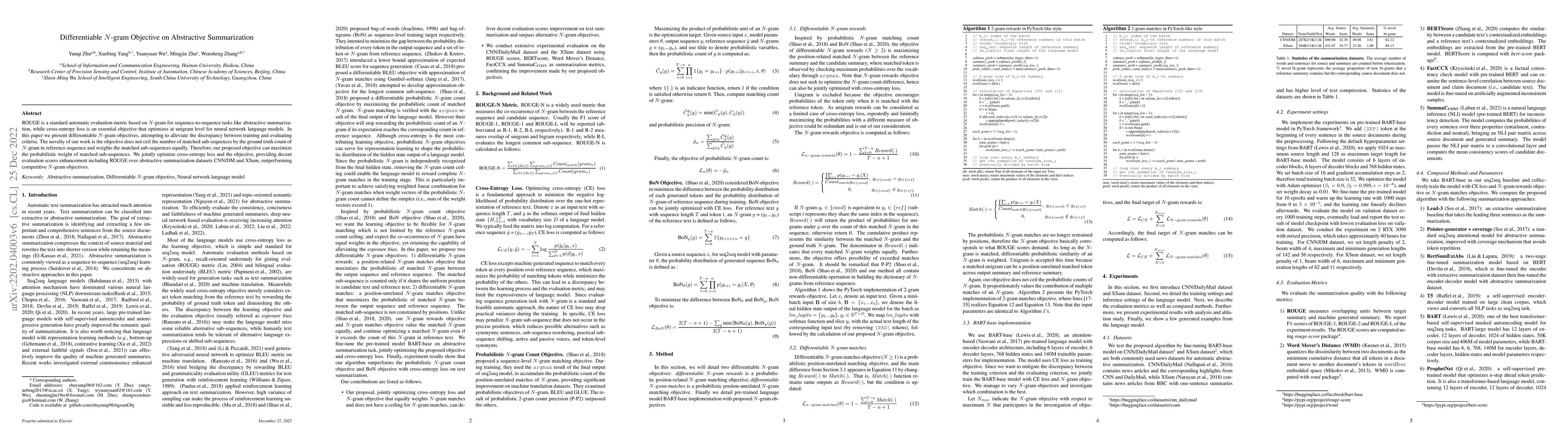 Thumbnail for Differentiable N-gram Objective on Abstractive Summarization
