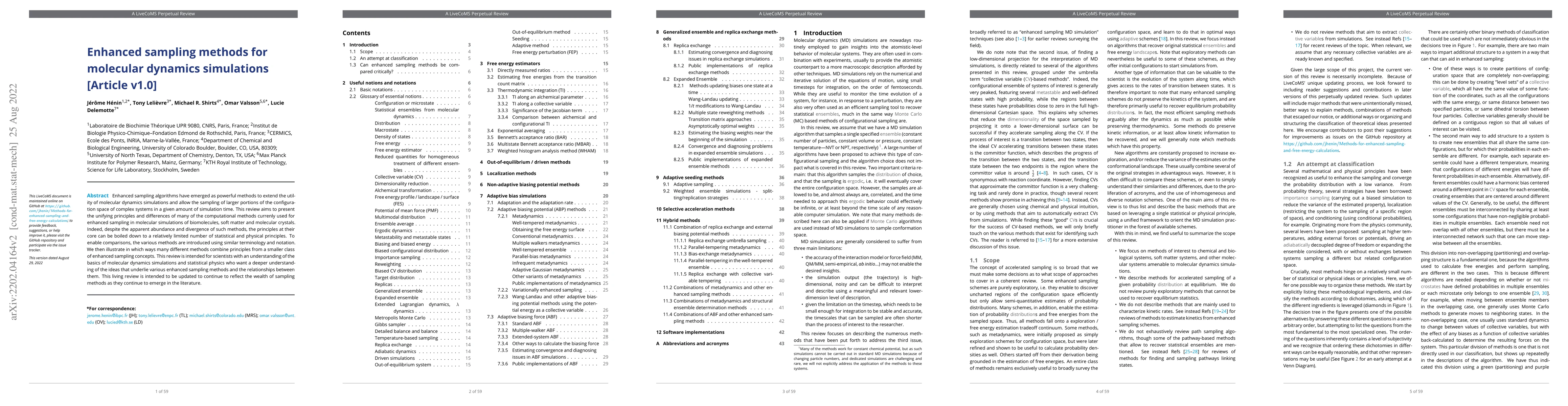 Thumbnail for Enhanced sampling methods for molecular dynamics simulations