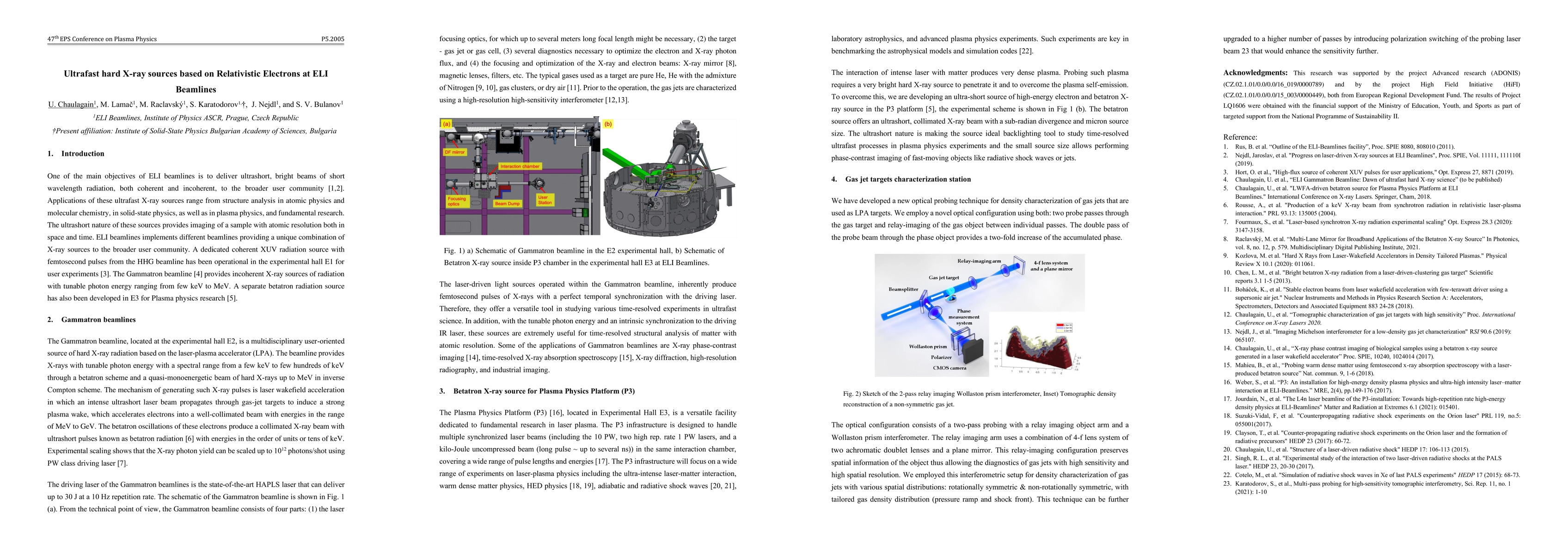 Thumbnail for Ultrafast hard X-ray sources based on Relativistic Electrons at ELI
  Beamlines