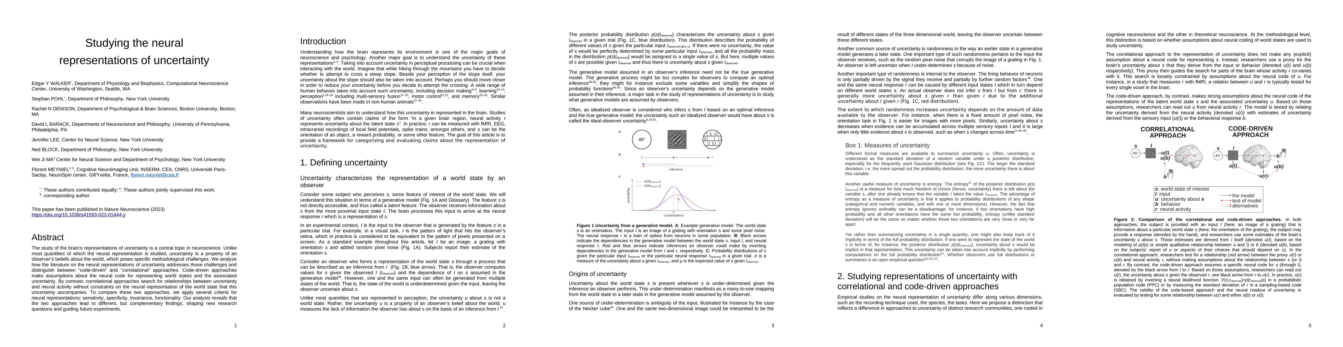 Thumbnail for Studying the neural representations of uncertainty