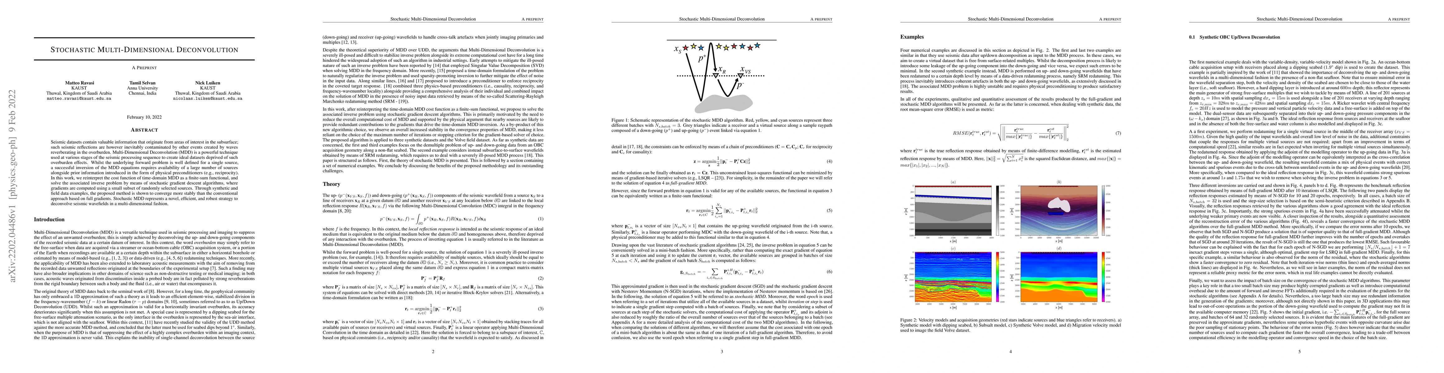 Thumbnail for Stochastic Multi-Dimensional Deconvolution