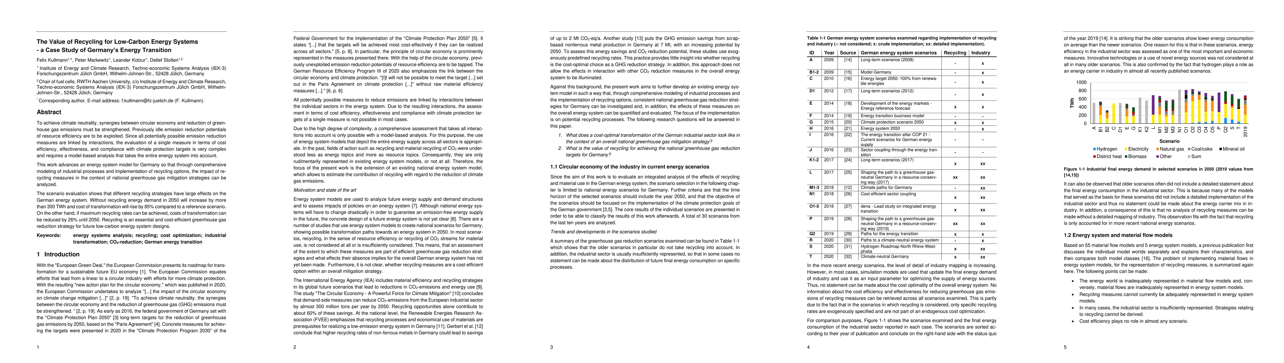 Thumbnail for The Value of Recycling for Low-Carbon Energy Systems -- a Case Study of
  Germany's Energy Transition