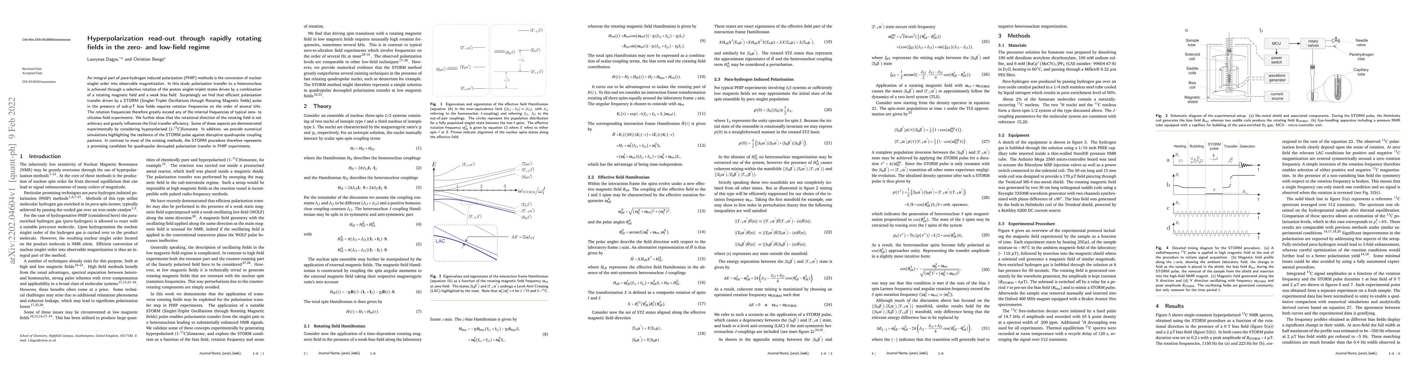 Thumbnail for Hyperpolarization read-out through rapidly rotating fields in the zero-
  and low-field regime