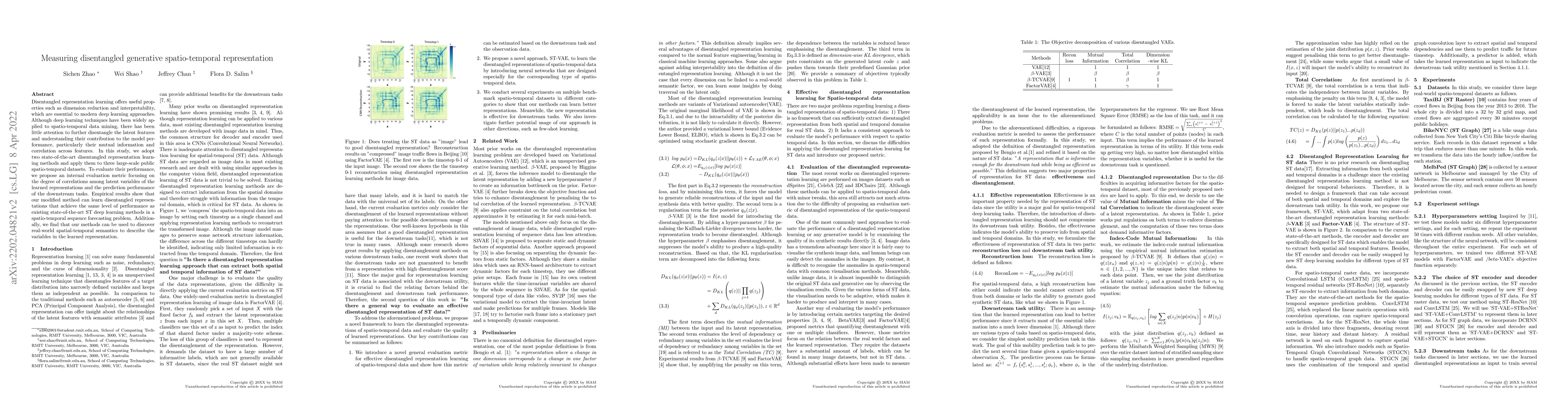 Thumbnail for Measuring disentangled generative spatio-temporal representation