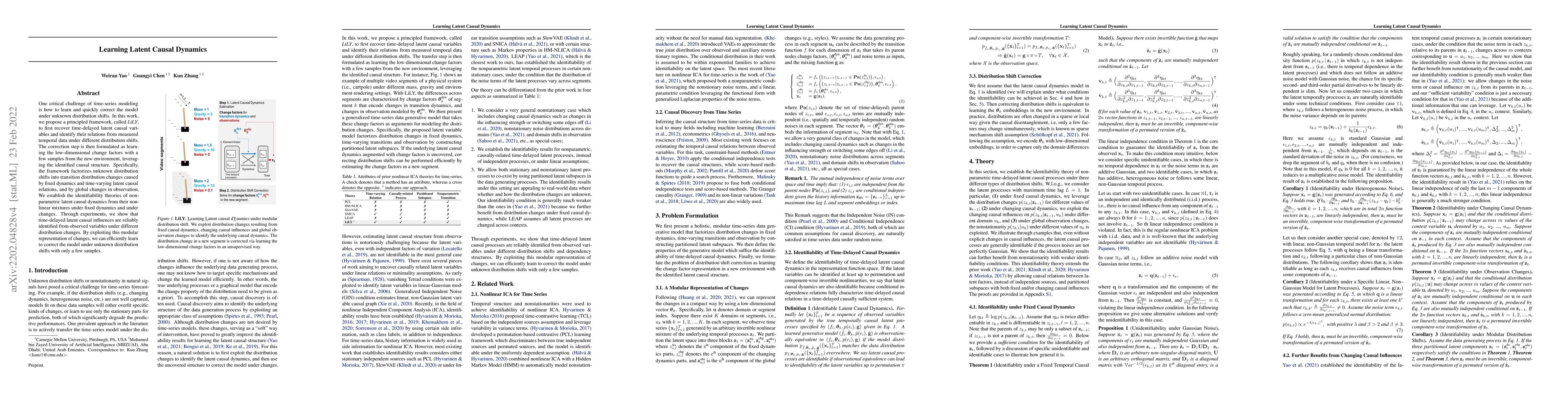 Thumbnail for Learning Latent Causal Dynamics