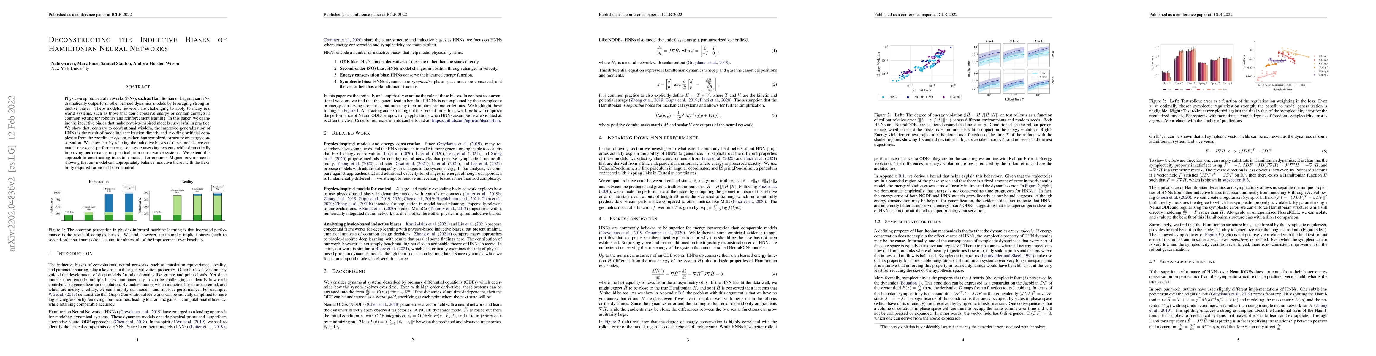 Thumbnail for Deconstructing the Inductive Biases of Hamiltonian Neural Networks