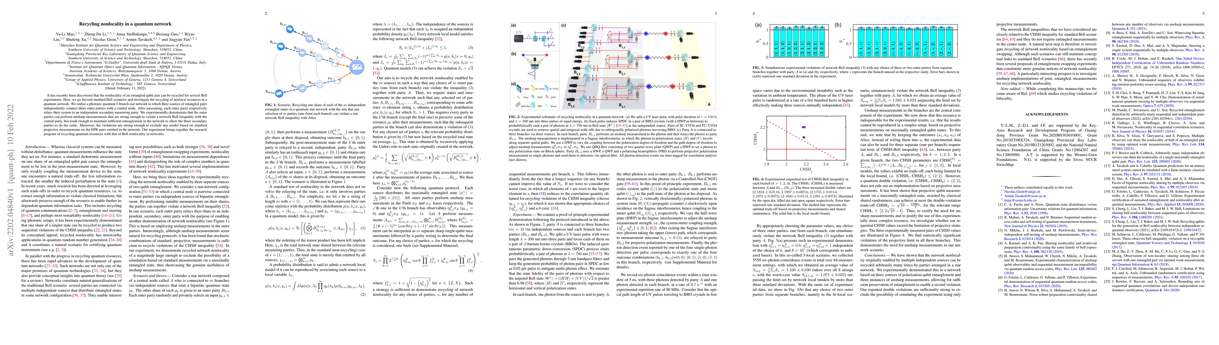 Thumbnail for Recycling nonlocality in a quantum network