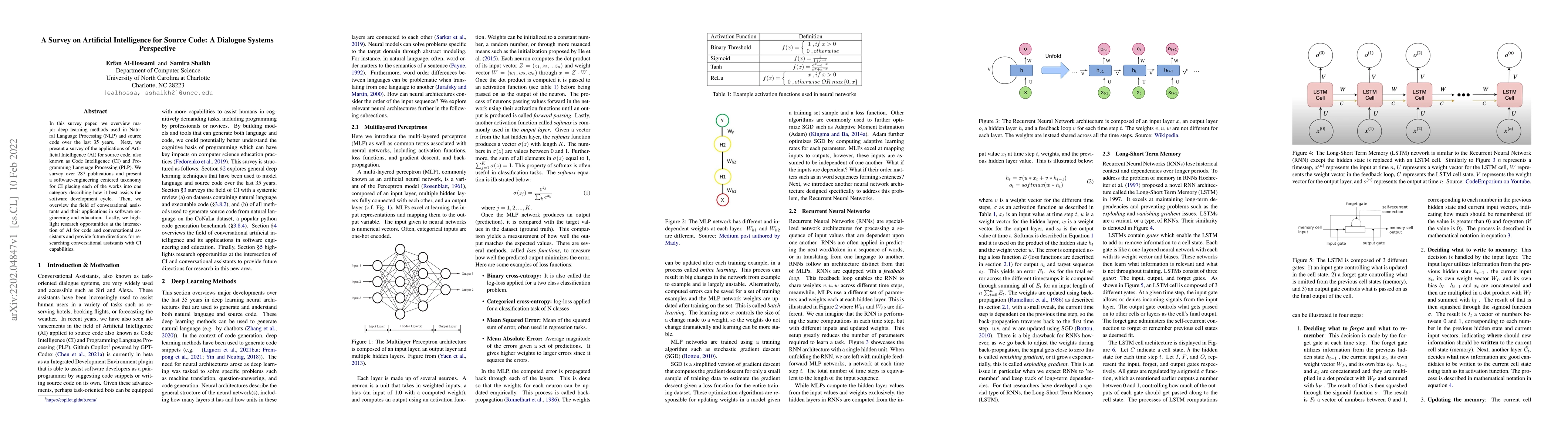 Thumbnail for A Survey on Artificial Intelligence for Source Code: A Dialogue Systems
  Perspective