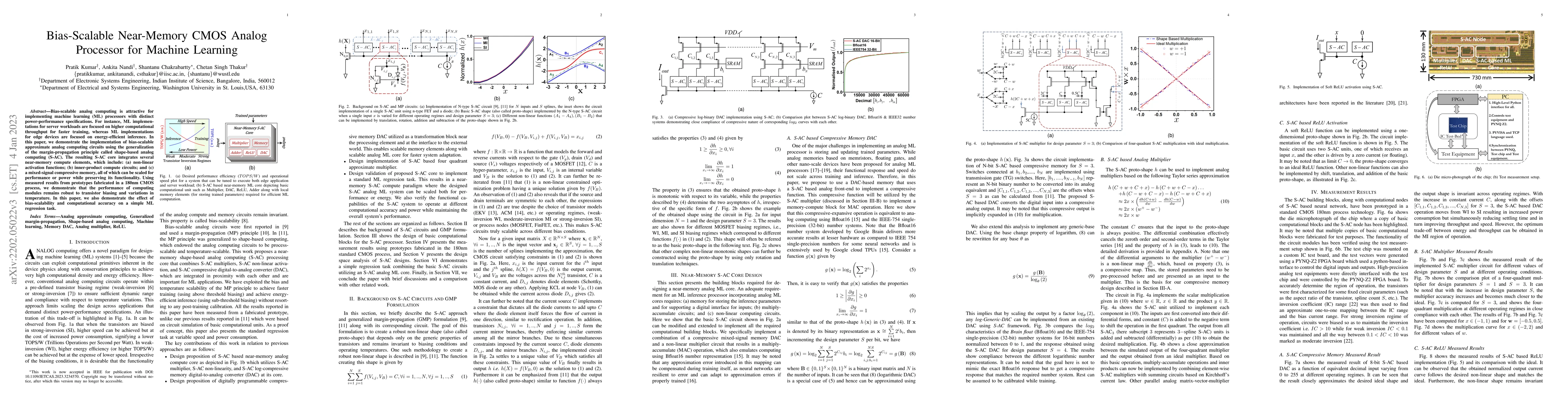 Thumbnail for Bias-Scalable Near-Memory CMOS Analog Processor for Machine Learning