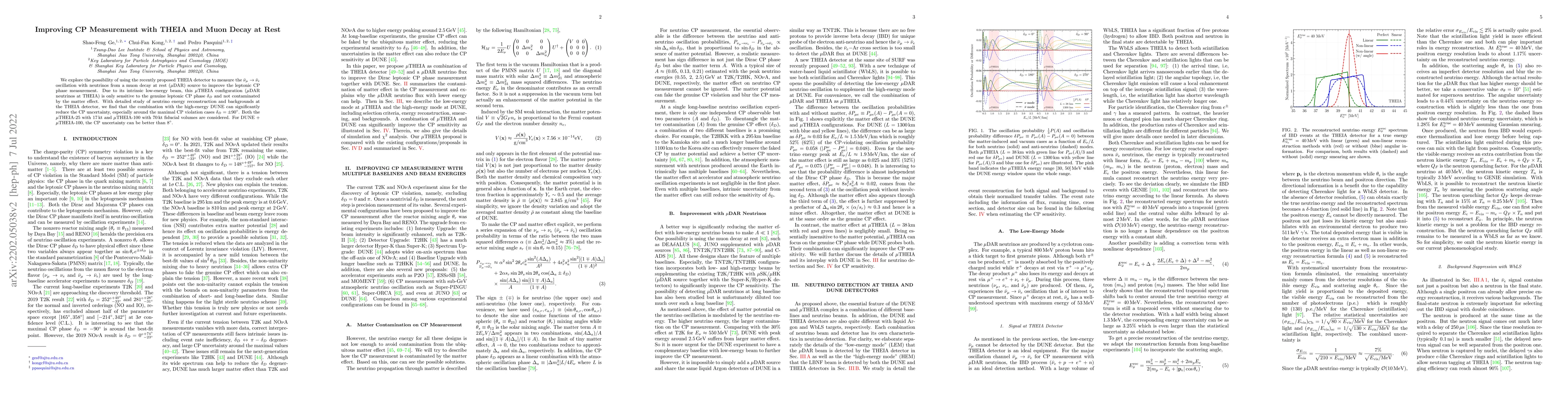 Thumbnail for Improving CP Measurement with THEIA and Muon Decay at Rest