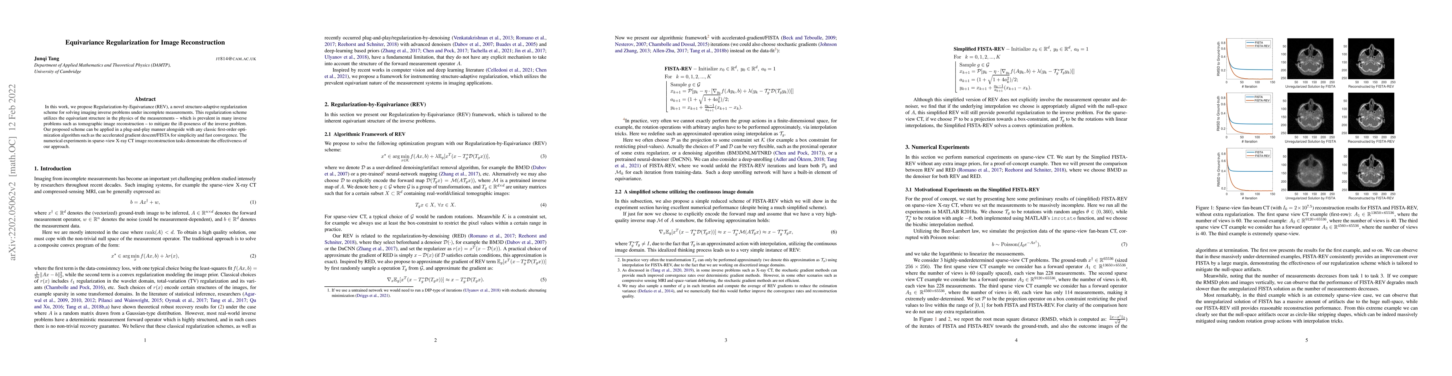 Thumbnail for Equivariance Regularization for Image Reconstruction