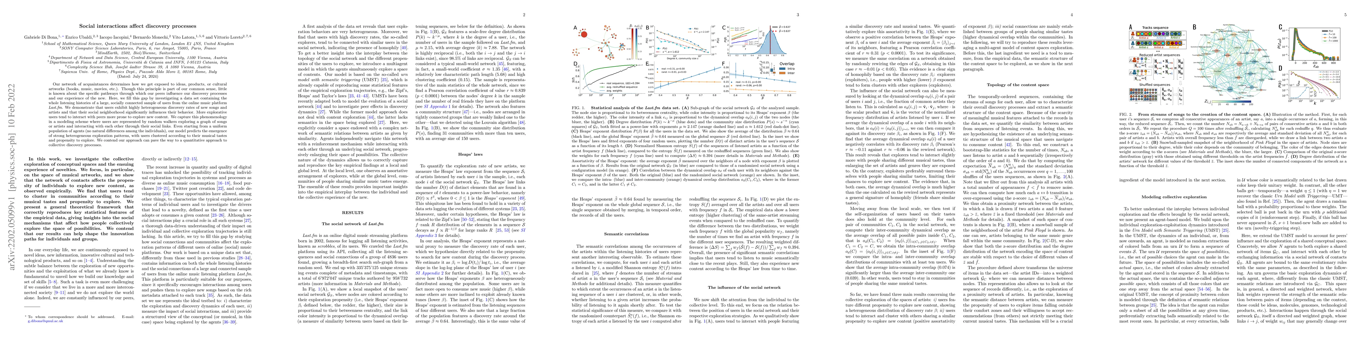 Thumbnail for Social interactions affect discovery processes