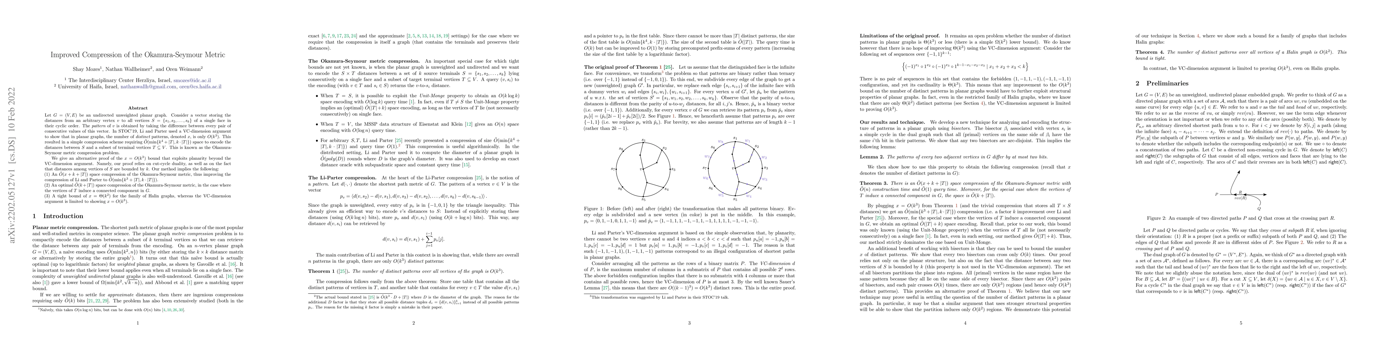 Thumbnail for Improved Compression of the Okamura-Seymour Metric