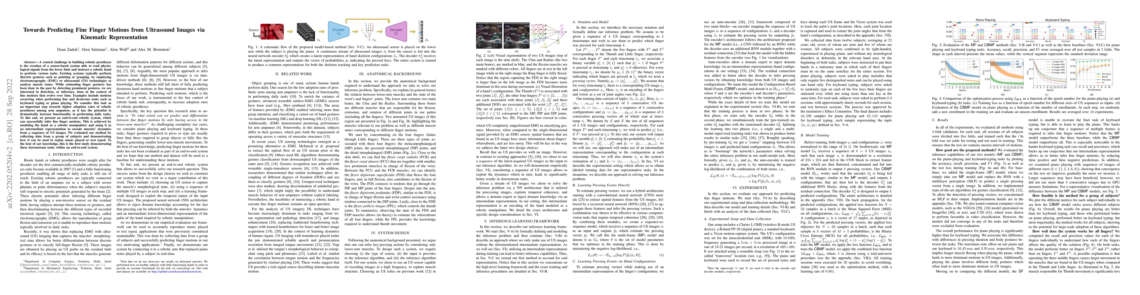Thumbnail for Towards Predicting Fine Finger Motions from Ultrasound Images via
  Kinematic Representation