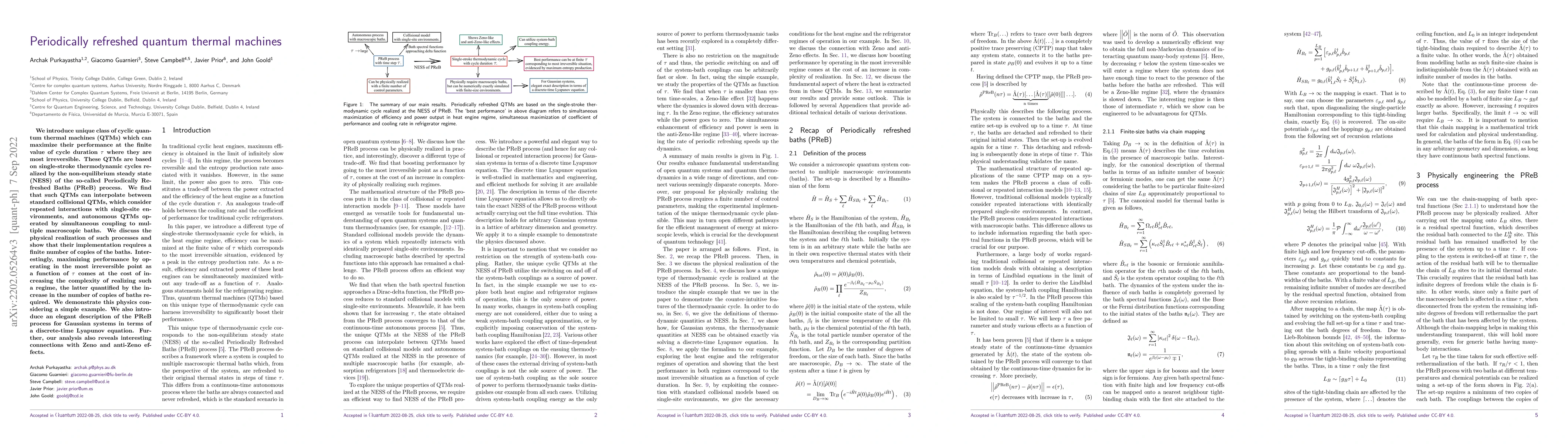 Thumbnail for Periodically refreshed quantum thermal machines