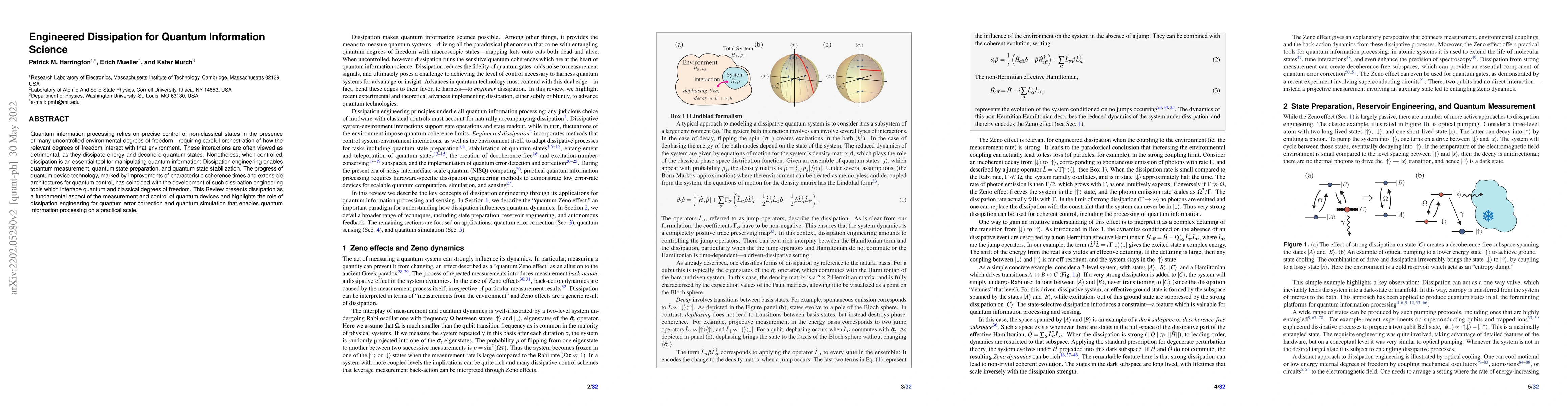 Thumbnail for Engineered Dissipation for Quantum Information Science