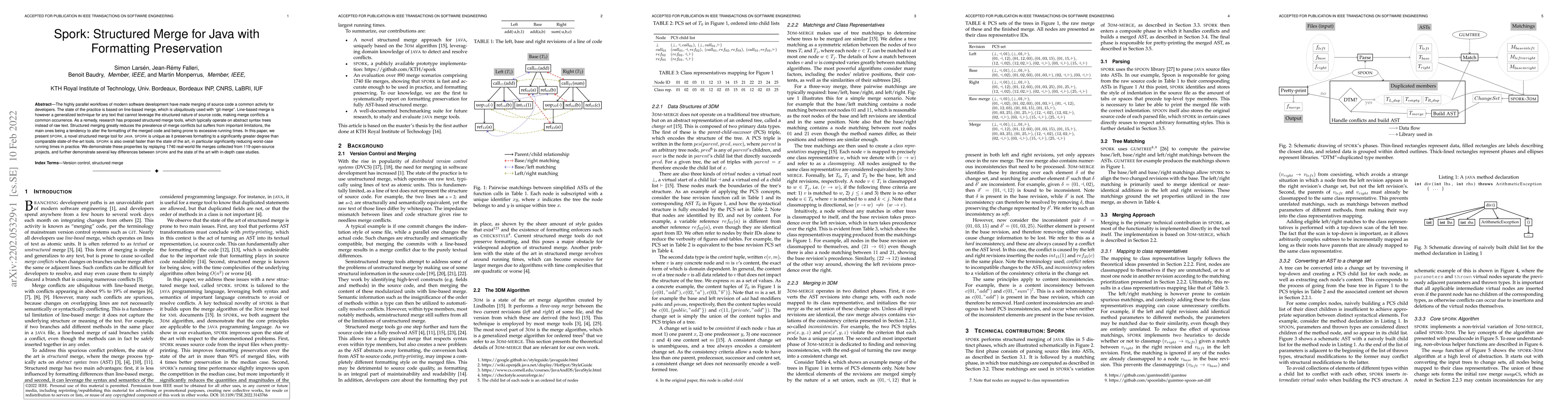 Thumbnail for Spork: Structured Merge for Java with Formatting Preservation
