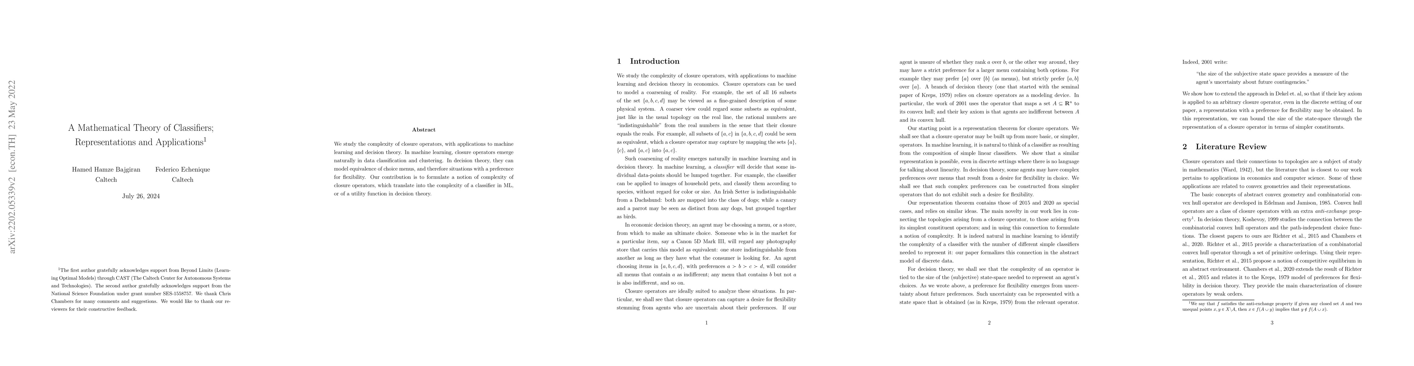 Thumbnail for Closure operators: Complexity and applications to classification and
  decision-making