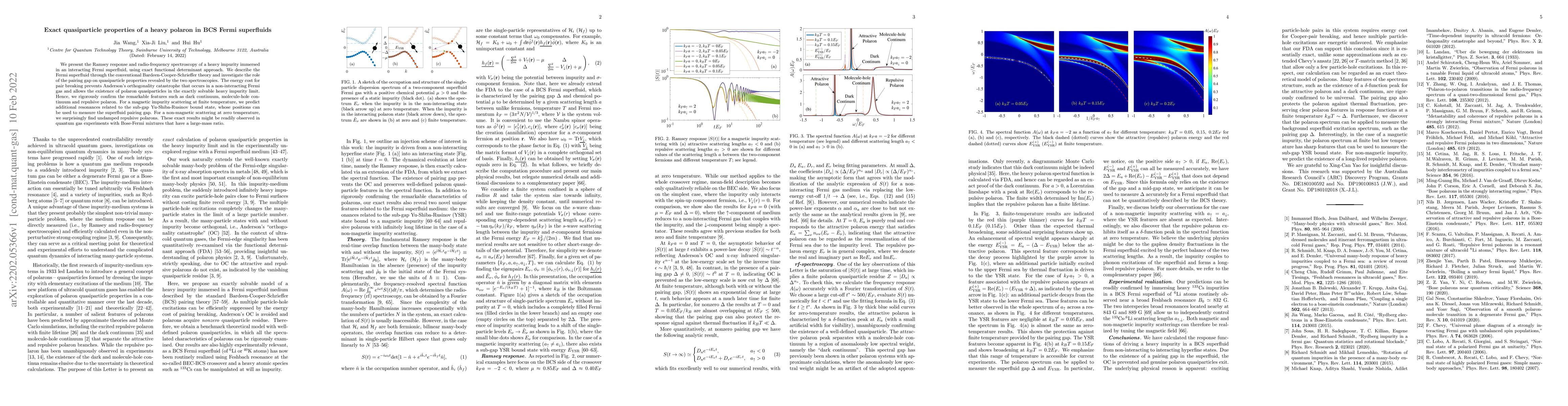 Thumbnail for Exact quasiparticle properties of a heavy polaron in BCS Fermi
  superfluids