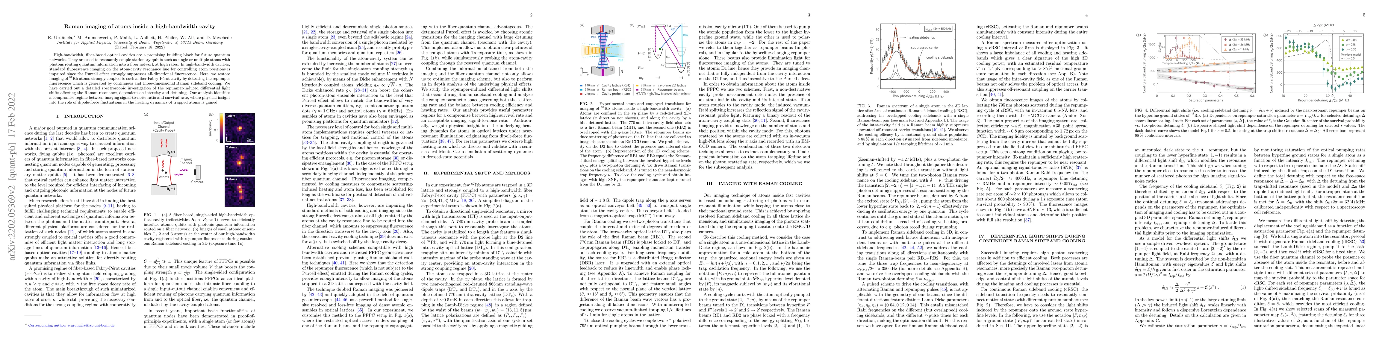 Thumbnail for Raman Imaging of Atoms Inside a High-bandwidth Cavity
