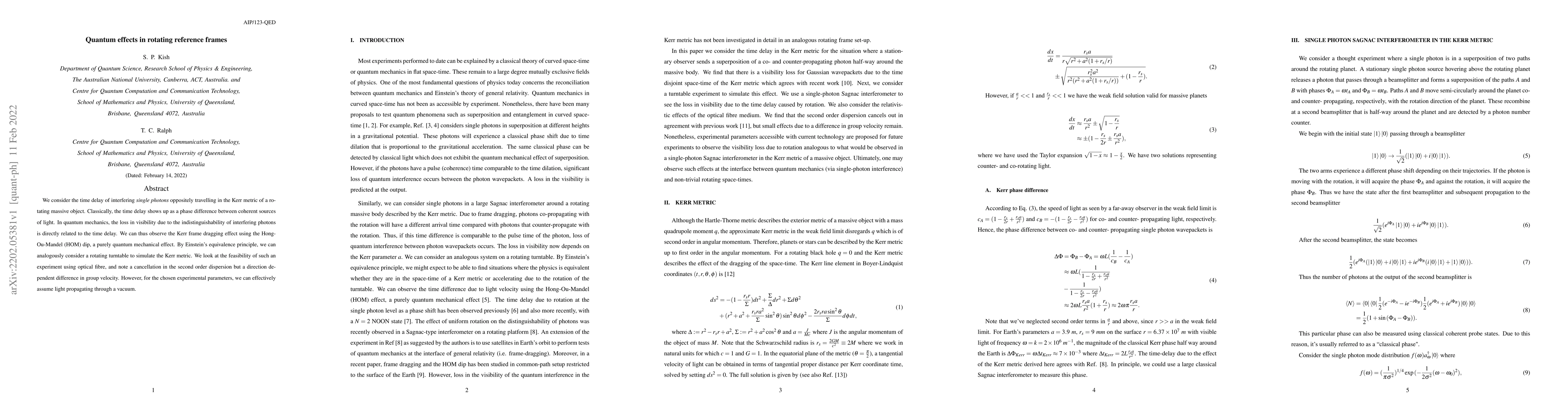 Thumbnail for Quantum effects in rotating reference frames