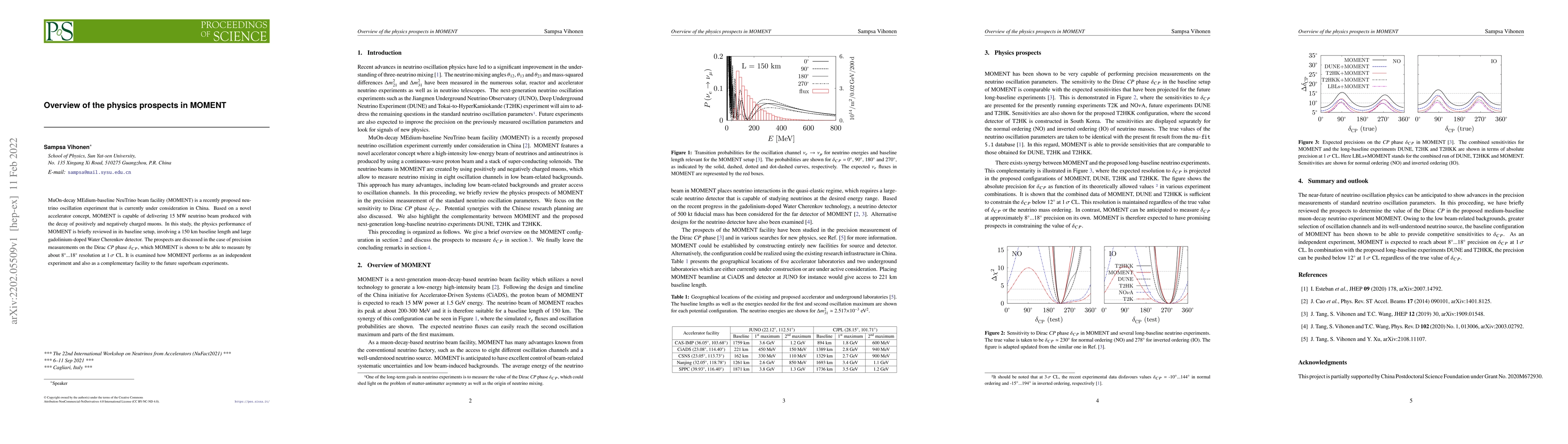 Thumbnail for Overview of the physics prospects in MOMENT