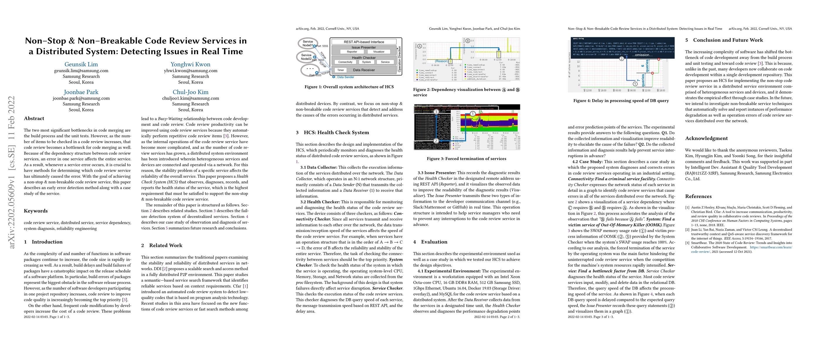 Thumbnail for Non-Stop & Non-Breakable Code Review Services in a Distributed System:
  Detecting Issues in Real Time