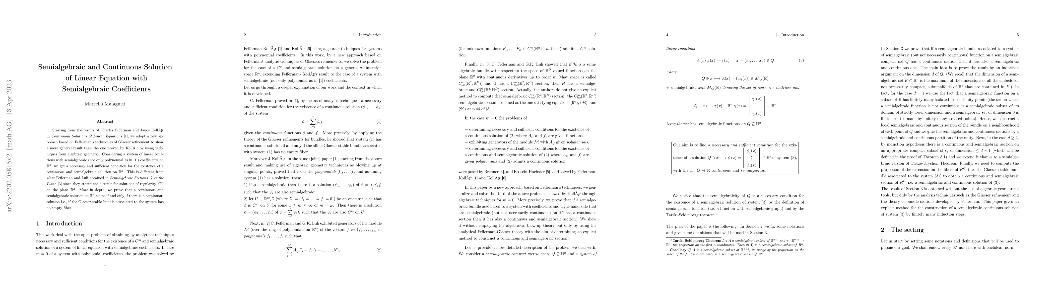 Thumbnail for Semialgebraic and Continuous Solution of Linear Equations with
  Semialgebraic Coefficients